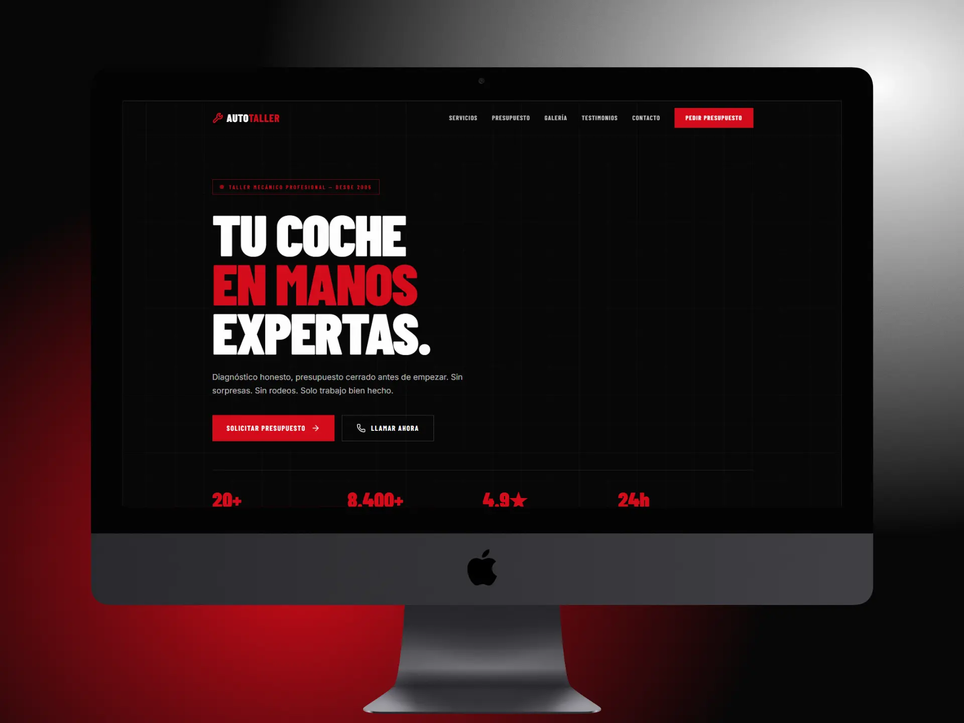 Diseño web para Autotaller